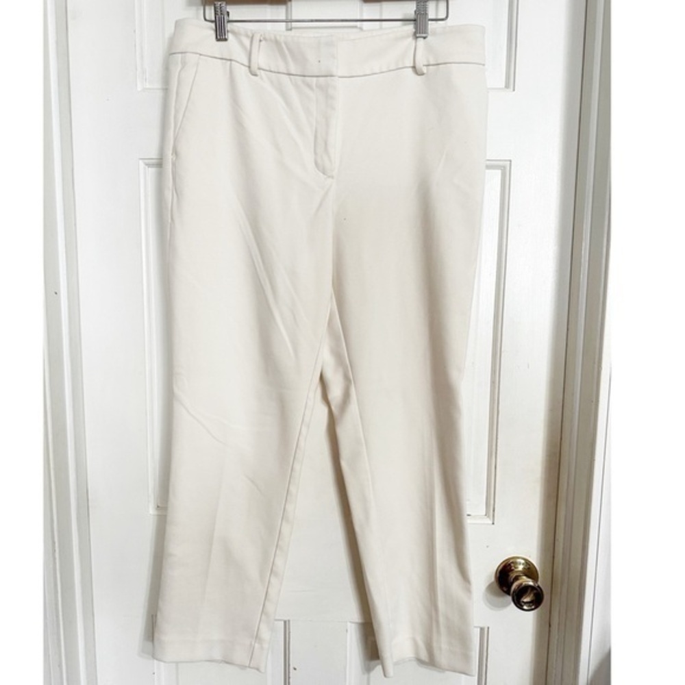 Ann Taylor Cream Color Dress Pants Sz 10